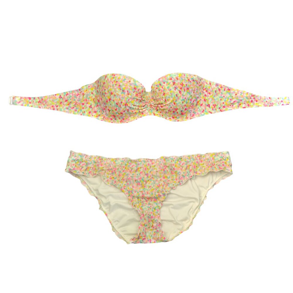 VICTORIA'S SECRET Multi-coloured Speckled Bikini  36B/M
